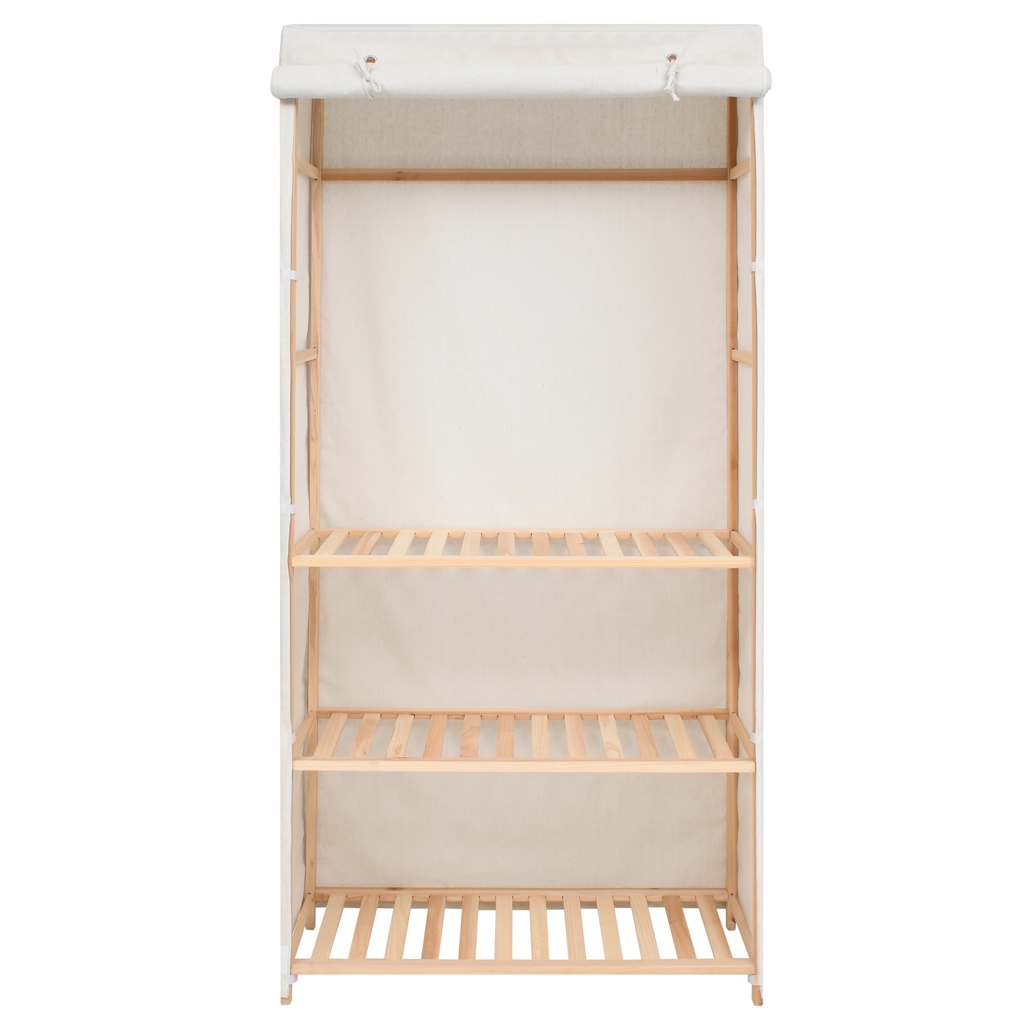 Ντουλάπα Ρούχων με 3 Ράφια 79 x 40 x 170 εκ. - Pakobazaar