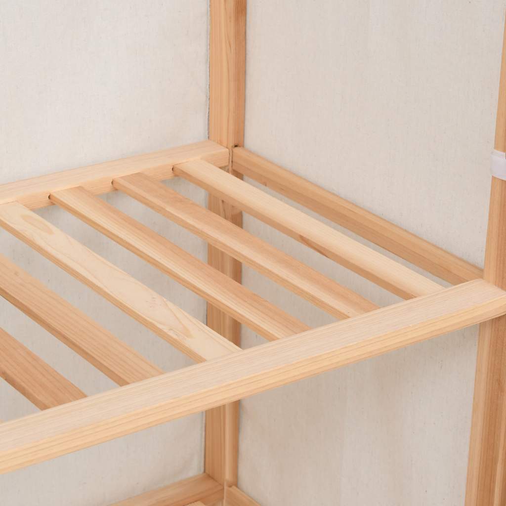 Ντουλάπα Ρούχων με 3 Ράφια 79 x 40 x 170 εκ. - Pakobazaar
