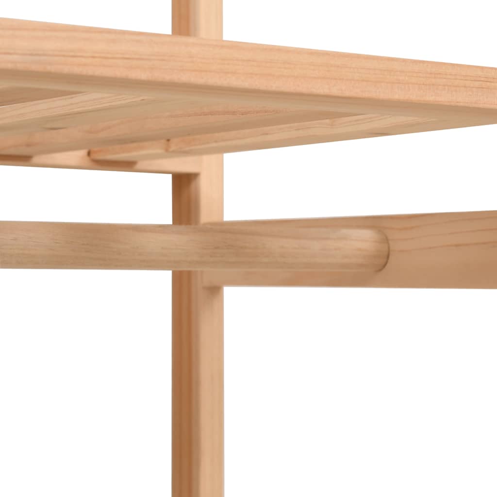 Ντουλάπα Ρούχων με 3 Ράφια 110 x 40 x 170 εκ. - PAKOBAZAAR