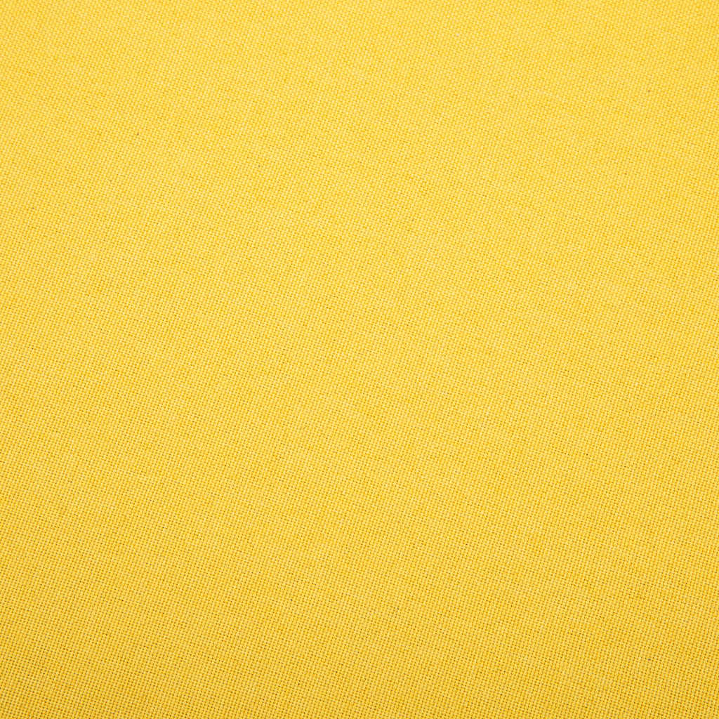 Πολυθρόνα Χωρίς Μπράτσα Κίτρινη Υφασμάτινη - PAKOBAZAAR