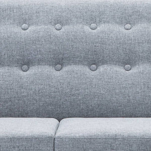 Καναπές Γωνιακός Ανοιχτό Γκρι 171,5x138x81,5 εκ. Υφασμάτινος - PAKOBAZAAR