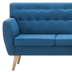 Καναπές Γωνιακός Μπλε 171,5 x 138 x 81,5 εκ. Υφασμάτινος