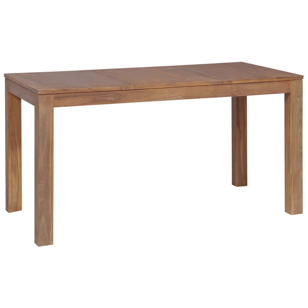 Τραπεζαρία 140 x 70 x 76 εκ. Μασίφ Ξύλο Teak / Φυσικό Φινίρισμα - Pakobazaar
