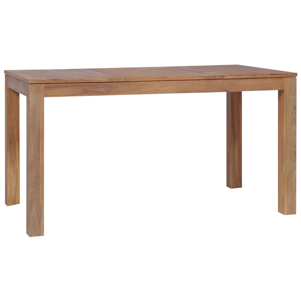 Τραπεζαρία 140 x 70 x 76 εκ. Μασίφ Ξύλο Teak / Φυσικό Φινίρισμα - Pakobazaar