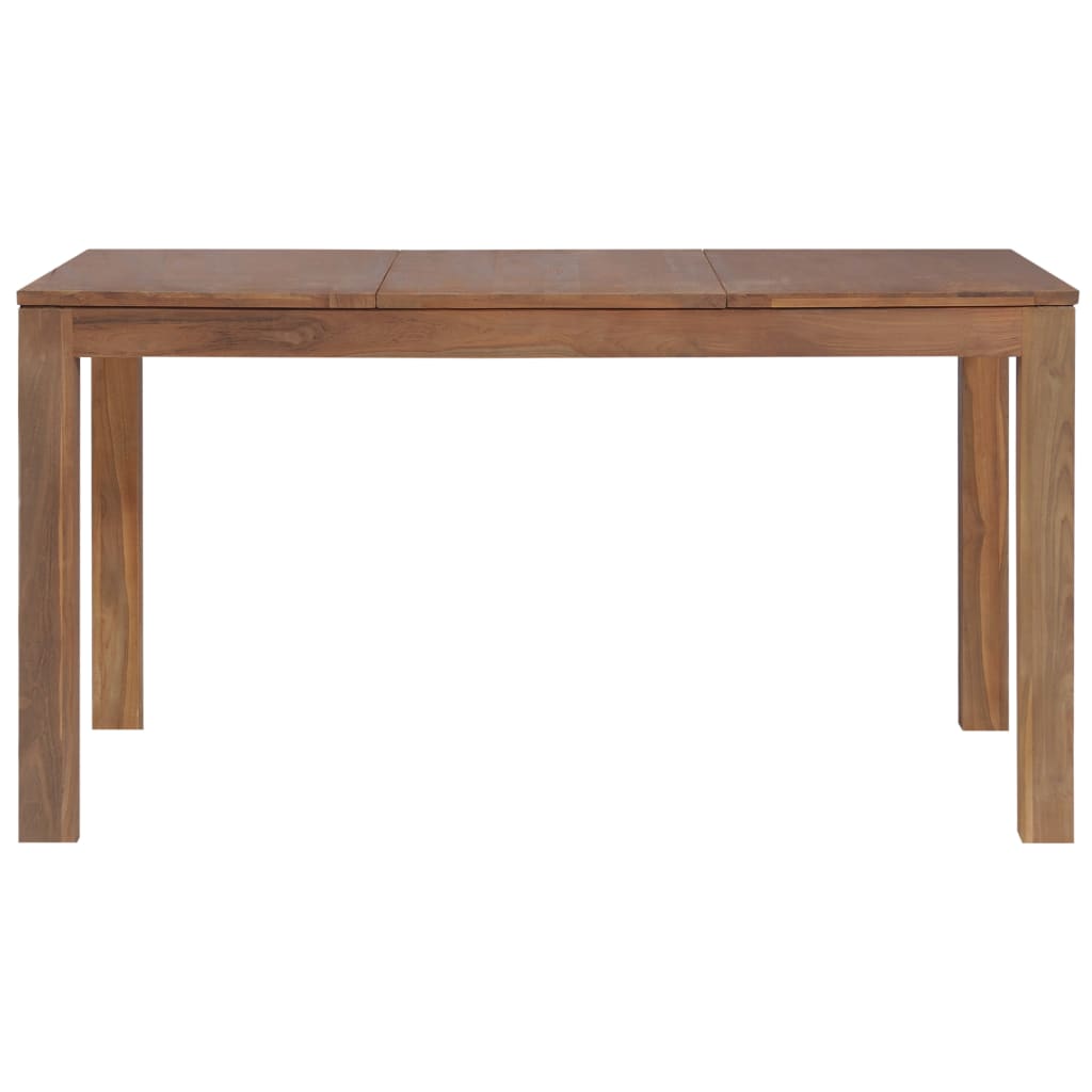 Τραπεζαρία 140 x 70 x 76 εκ. Μασίφ Ξύλο Teak / Φυσικό Φινίρισμα - Pakobazaar