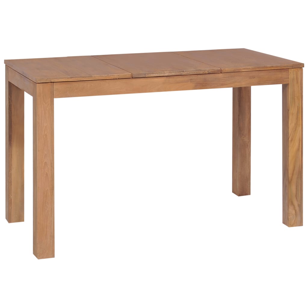 Τραπεζαρία 120 x 60 x 76 εκ. Μασίφ Ξύλο Teak / Φυσικό Φινίρισμα
