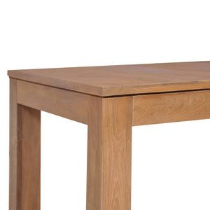 Τραπεζαρία 120 x 60 x 76 εκ. Μασίφ Ξύλο Teak / Φυσικό Φινίρισμα