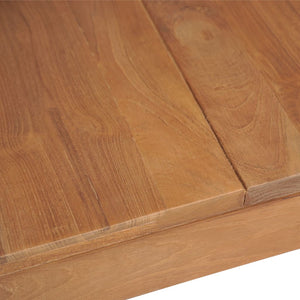 Τραπεζαρία 120 x 60 x 76 εκ. Μασίφ Ξύλο Teak / Φυσικό Φινίρισμα