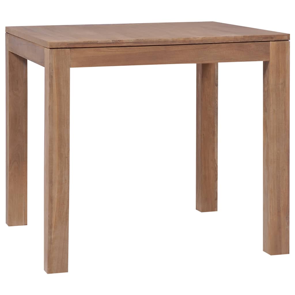 Τραπεζαρία 82 x 80 x 76 εκ. Μασίφ Ξύλο Teak / Φυσικό Φινίρισμα
