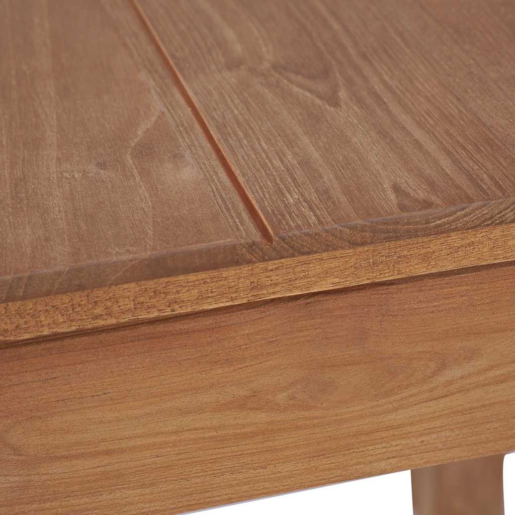 Τραπεζαρία 82 x 80 x 76 εκ. Μασίφ Ξύλο Teak / Φυσικό Φινίρισμα