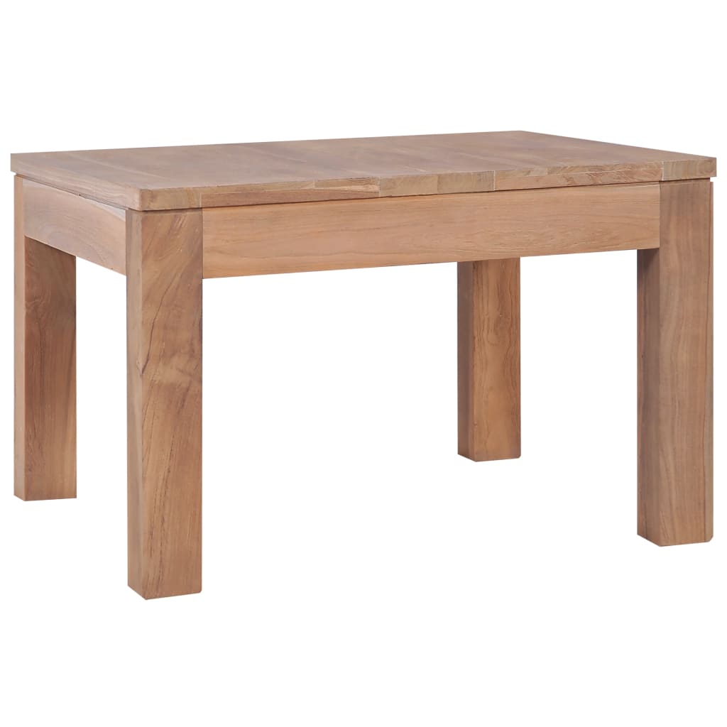 Τραπεζάκι Σαλονιού 60 x 60 x 40 εκ. Ξύλο Teak/Φυσικό Φινίρισμα - Pakobazaar