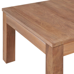 Τραπεζάκι Σαλονιού 60 x 60 x 40 εκ. Ξύλο Teak/Φυσικό Φινίρισμα - Pakobazaar