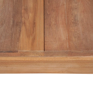 Τραπεζάκι Σαλονιού 60 x 60 x 40 εκ. Ξύλο Teak/Φυσικό Φινίρισμα - Pakobazaar