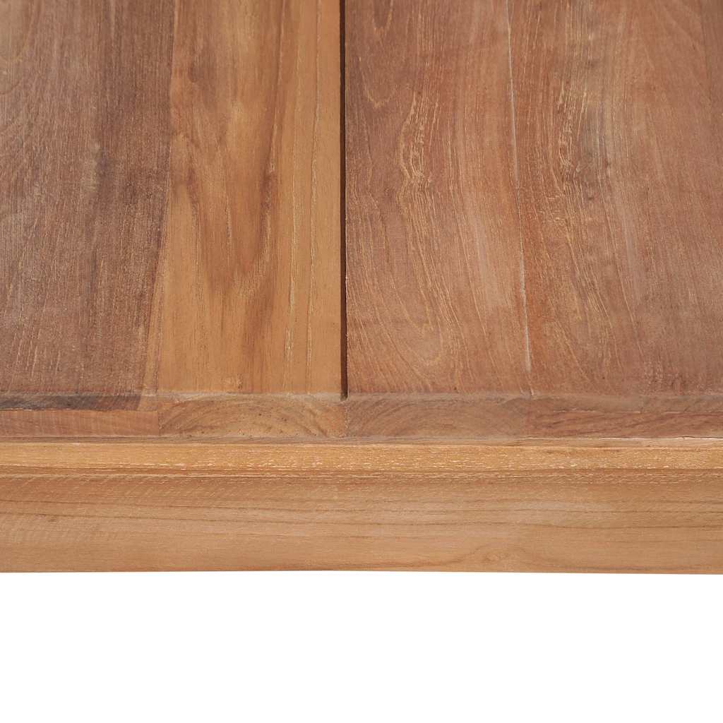 Τραπέζι Κονσόλα 110x35x76 εκ. Μασίφ Ξύλο Teak/Φυσικό Φινίρισμα