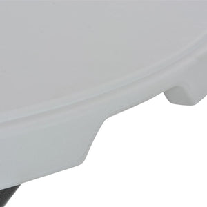 Τραπέζι Μπαρ Πτυσσόμενο Λευκό 80 x 110 εκ. από HDPE - Pakobazaar
