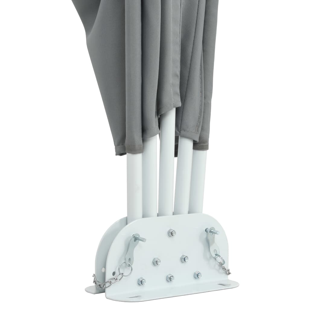 Σκίαστρο Βεράντας Πλαϊνό Πτυσσόμενο Γκρι 300 x 150 εκ.