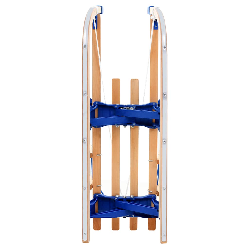 Έλκηθρο Πτυσσόμενο με Πλάτη 119 εκ. Ξύλινο - Pakobazaar