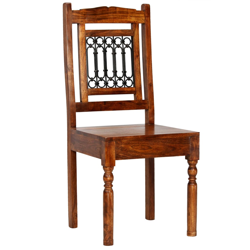 Σετ Τραπεζαρίας 5 Τεμ. από Μασίφ Ξύλο Ακακίας - Pakobazaar