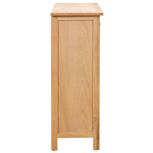 Κάβα Κρασιών 72 x 32 x 90 εκ. από Μασίφ Ξύλο Δρυός - PAKOBAZAAR