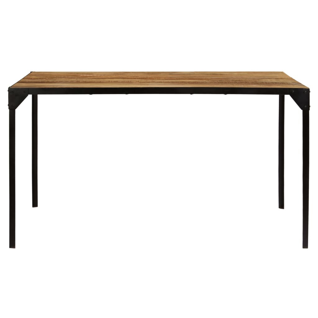 Τραπεζαρία 140 x 140 x 76 εκ. από Μασίφ Ξύλο Μάνγκο - Pakobazaar