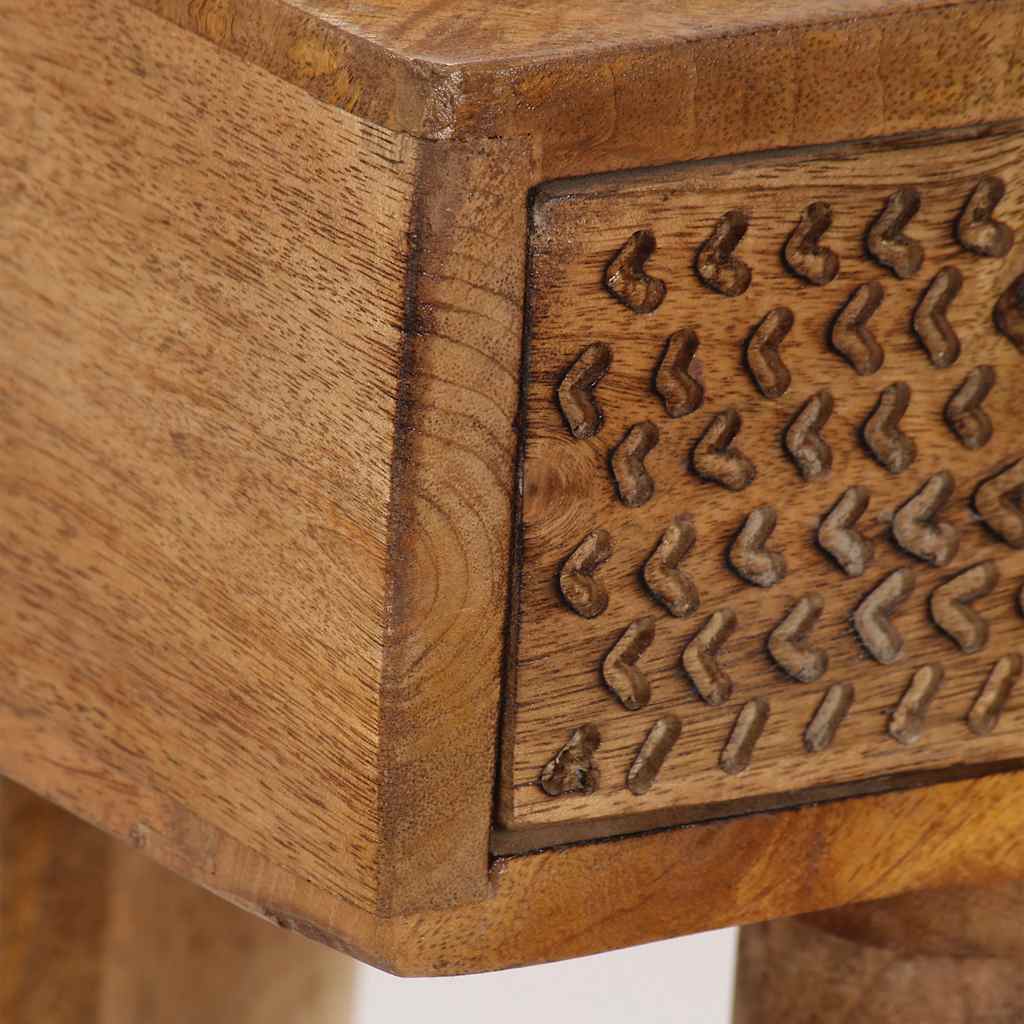 Τραπέζι Κονσόλα 102 x 30 x 79 εκ. από Μασίφ Ξύλο Μάνγκο - Pakobazaar