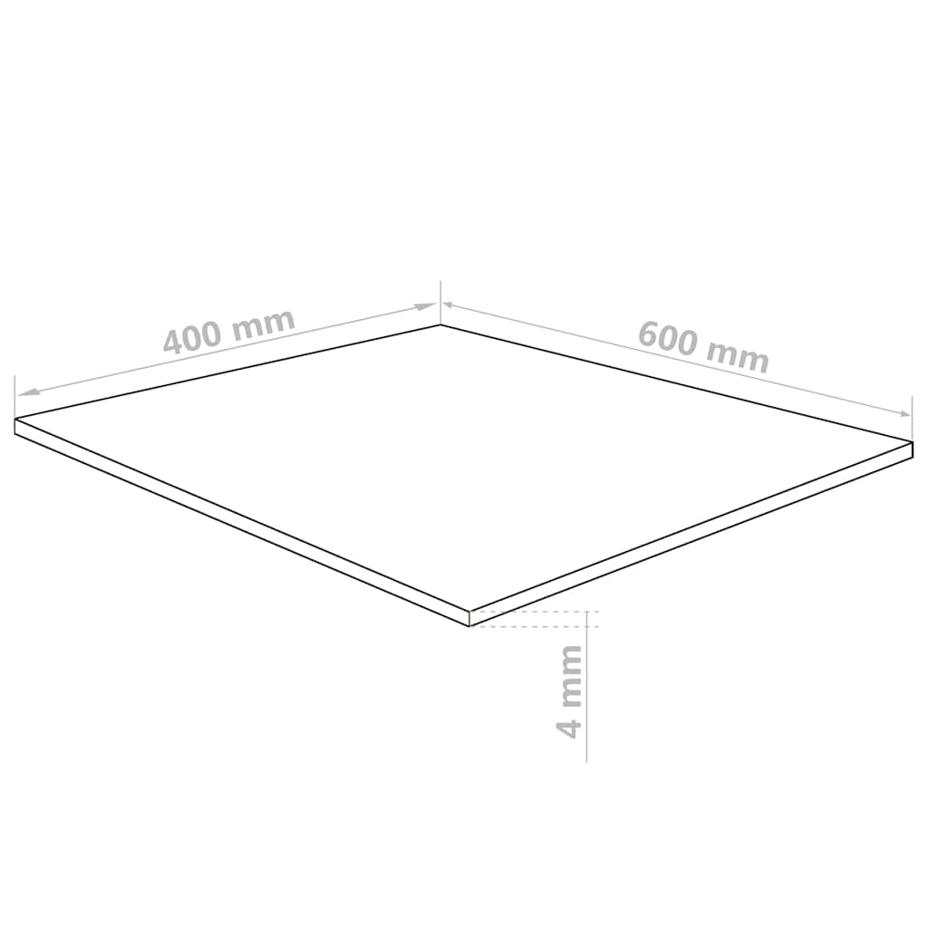 Φύλλα Ακρυλικού Γυαλιού Διαφανές 40 x 60 cm Ακρυλικό - Pakobazaar