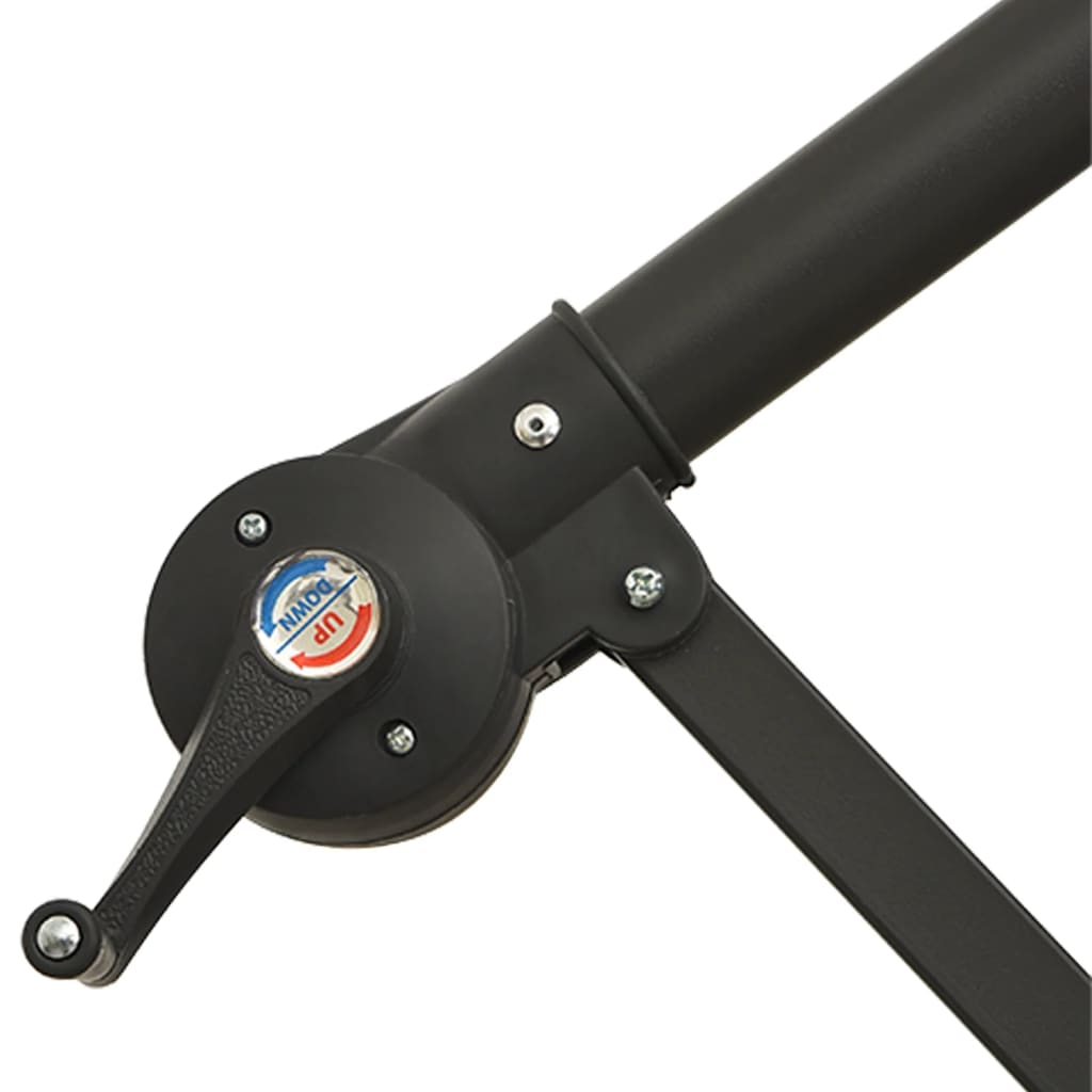 Ομπρέλα Κήπου Κρεμαστή Τερακότα 350 μ. με Ιστό Αλουμινίου