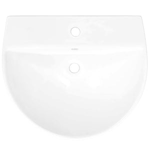 Λεκάνη Λευκό 56 x 48 x 42 εκ. Γυαλιστερή Κεραμική - PAKOBAZAAR