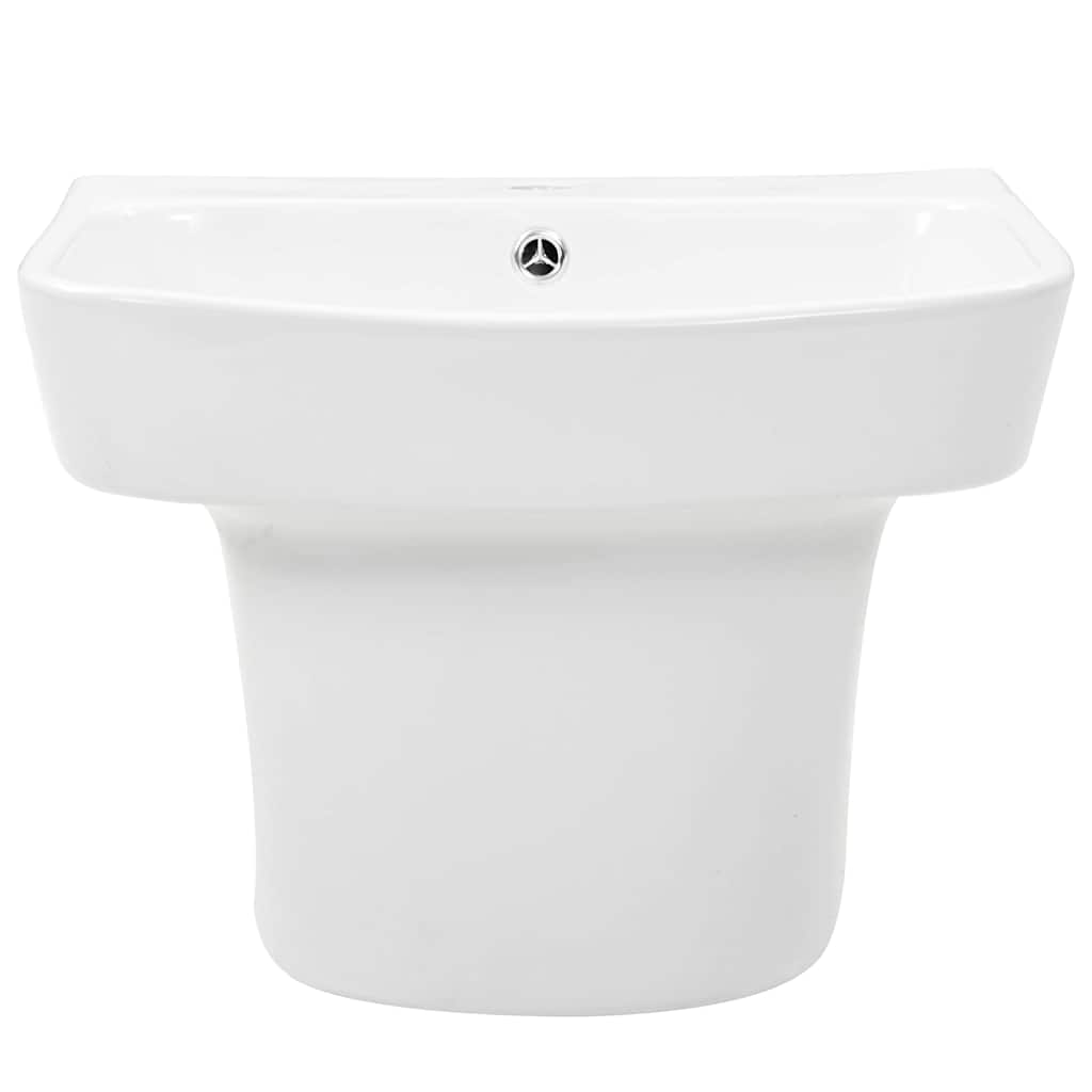 Λεκάνη Λευκό 50 x 45 x 41 εκ. Γυαλιστερή Κεραμική - PAKOBAZAAR