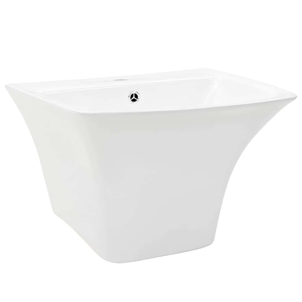 Λεκάνη Λευκό 53 x 44 x 37 εκ. Γυαλιστερή Κεραμική - PAKOBAZAAR