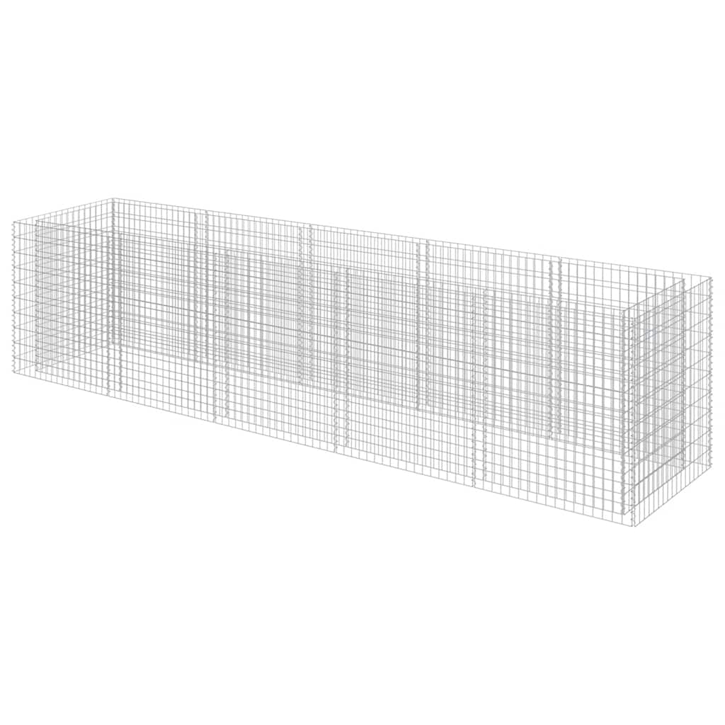 Συρματοκιβώτιο-Γλάστρα Υπερυψωμένη 450x90x100 εκ. Γαλβ. Χάλυβας - PAKOBAZAAR