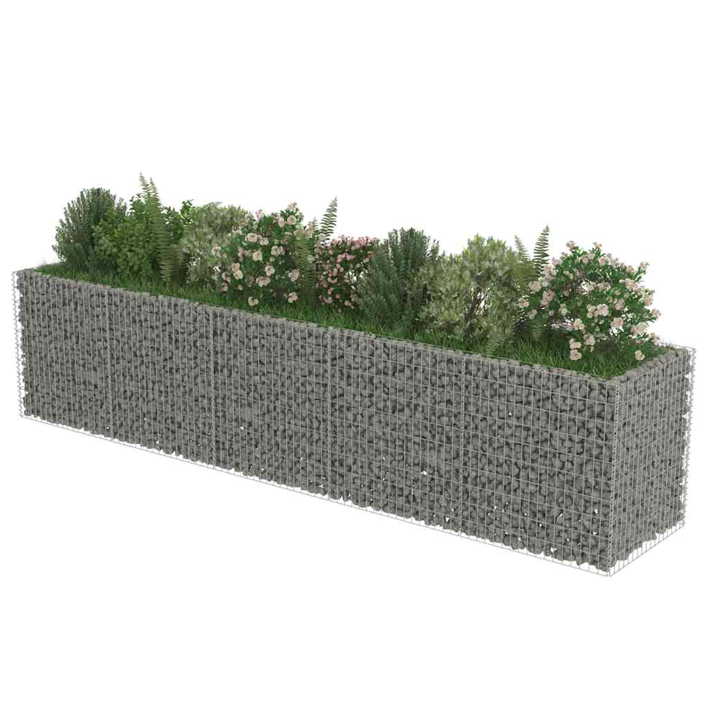 Συρματοκιβώτιο-Γλάστρα Υπερυψωμένη 450x90x100 εκ. Γαλβ. Χάλυβας - PAKOBAZAAR