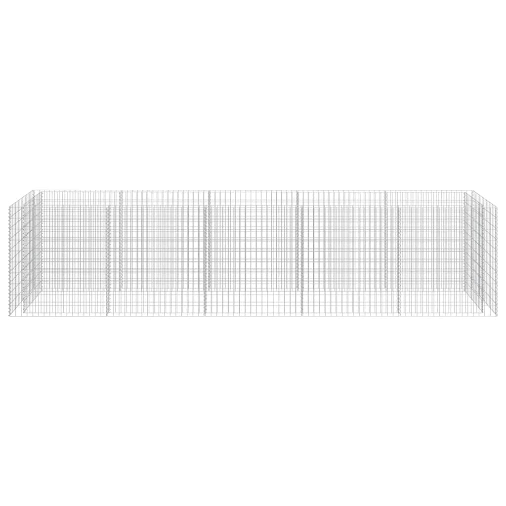 Συρματοκιβώτιο-Γλάστρα Υπερυψωμένη 450x90x100 εκ. Γαλβ. Χάλυβας - PAKOBAZAAR