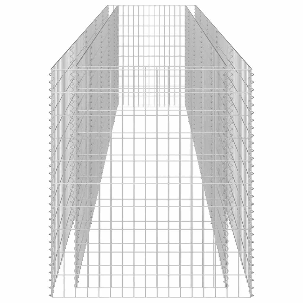 Συρματοκιβώτιο-Γλάστρα Υπερυψωμένη 450x90x100 εκ. Γαλβ. Χάλυβας - PAKOBAZAAR