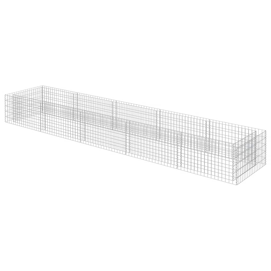 Συρματοκιβώτιο-Γλάστρα Υπερυψωμένη 450x90x50 εκ. Γαλβ. Χάλυβας - PAKOBAZAAR