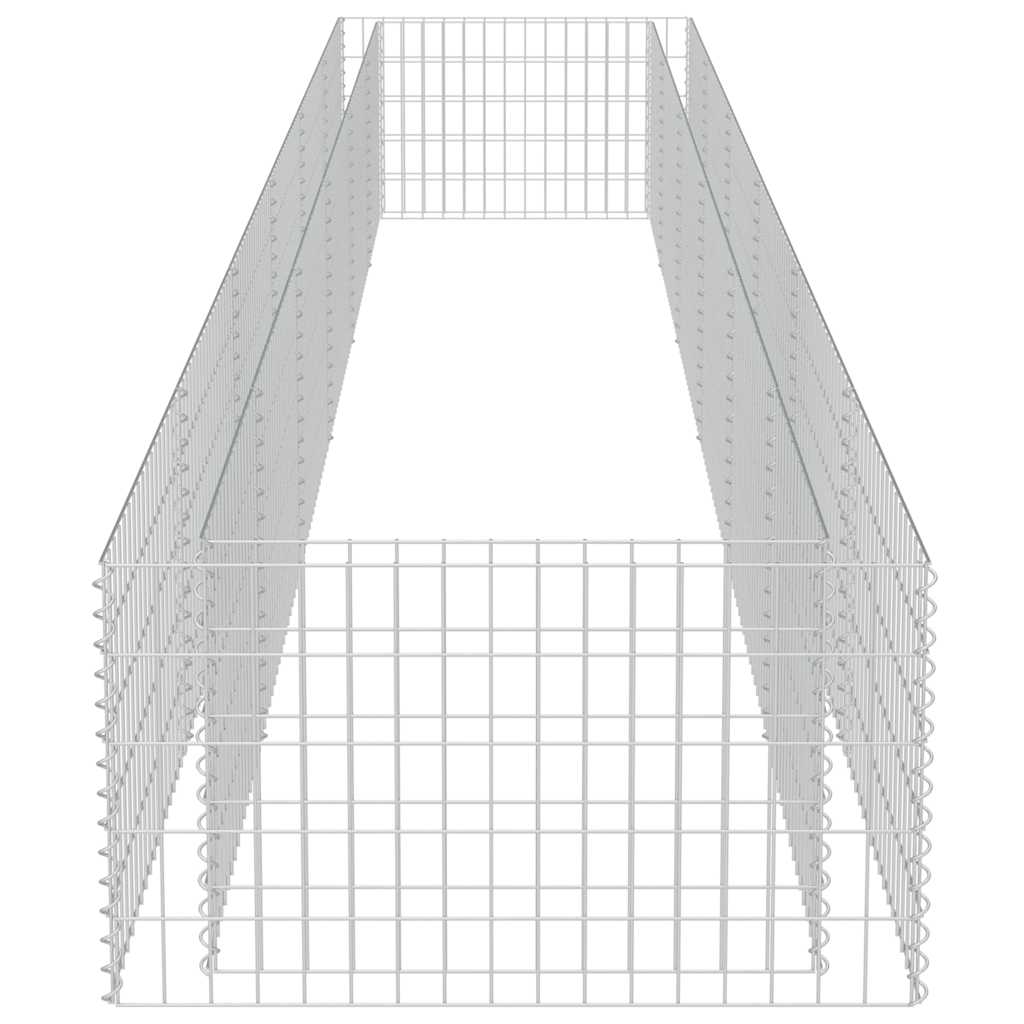 Συρματοκιβώτιο-Γλάστρα Υπερυψωμένη 540x90x50 εκ. Γαλβ. Χάλυβας - PAKOBAZAAR
