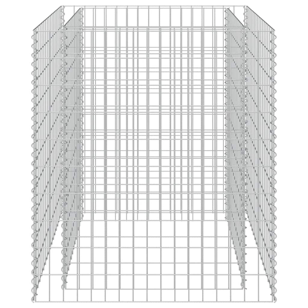 Συρματοκιβώτιο-Γλάστρα Υπερυψωμένη 90x90x100 εκ. Γαλβ. Χάλυβας - PAKOBAZAAR