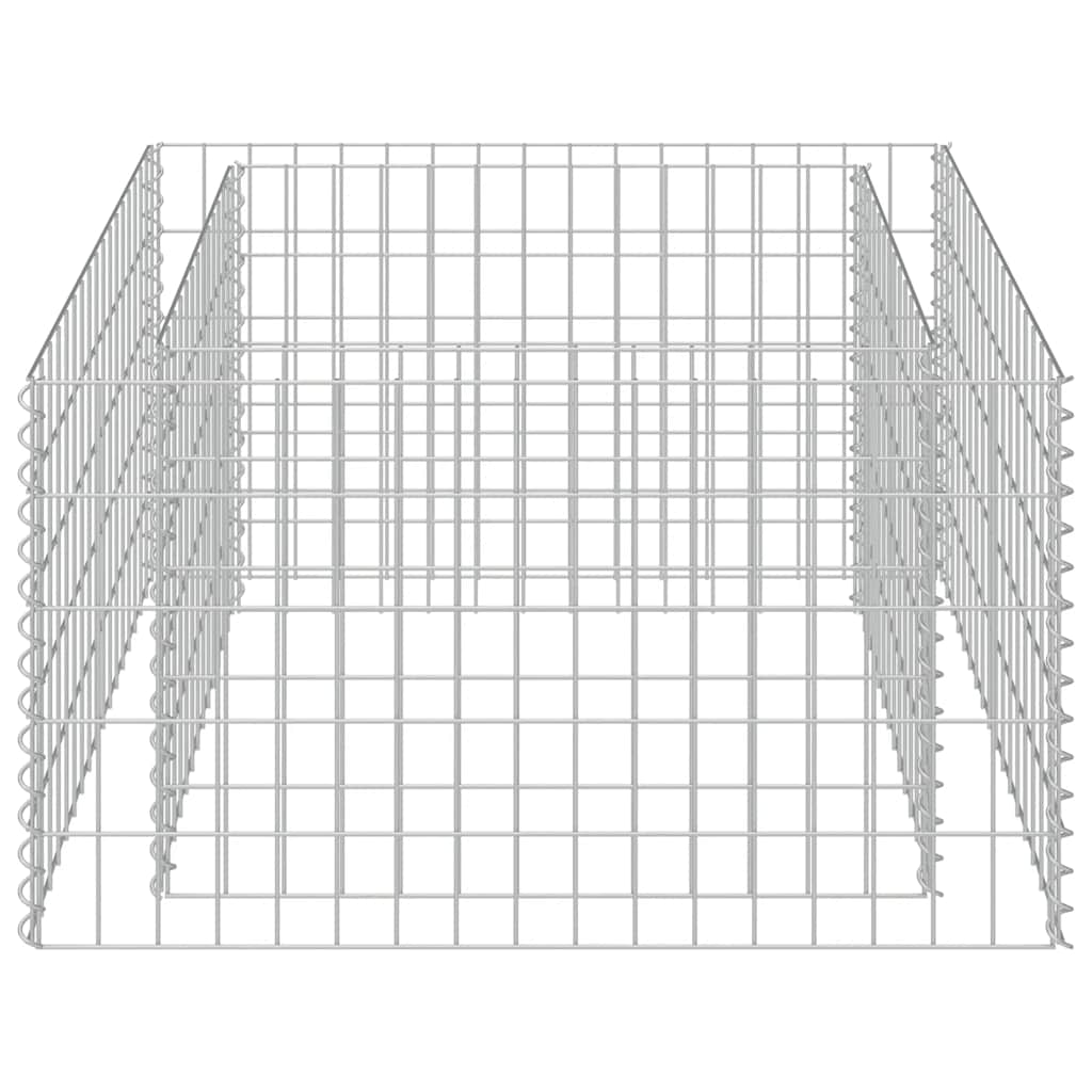 Συρματοκιβώτιο-Γλάστρα Υπερυψωμένη 90x90x50 εκ. Γαλβ. Χάλυβας - PAKOBAZAAR