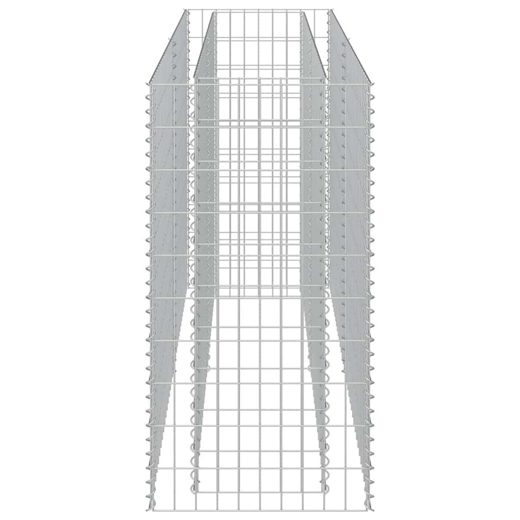 Συρματοκιβώτιο-Γλάστρα Υπερυψωμένη 180x50x100 εκ. Γαλβ. Χάλυβας - PAKOBAZAAR