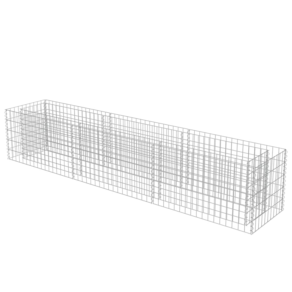 Συρματοκιβώτιο-Γλάστρα Υπερυψωμένη 270x50x50 εκ. Γαλβ. Χάλυβας - PAKOBAZAAR