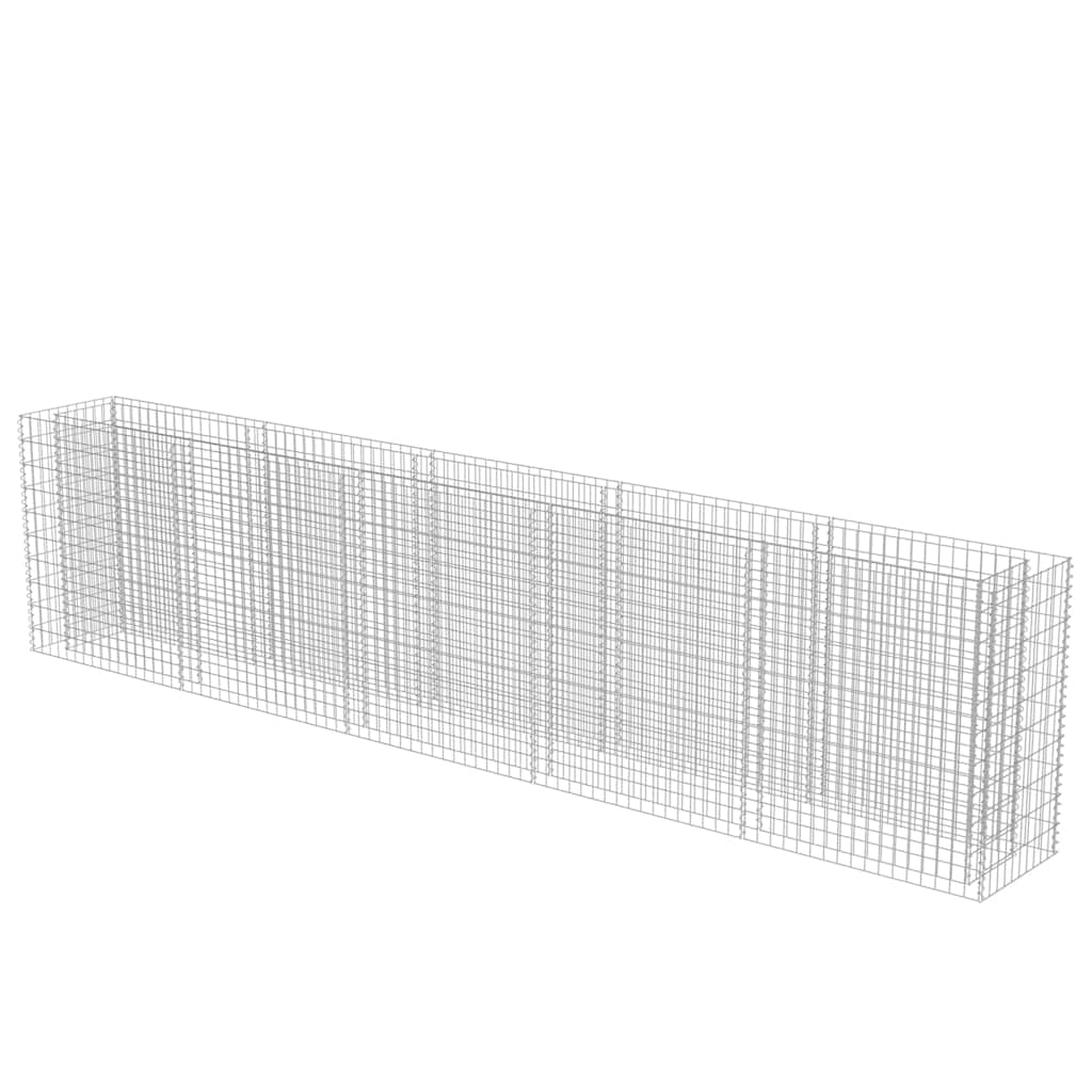 Συρματοκιβώτιο-Γλάστρα Υπερυψωμένη 450x50x100 εκ. Γαλβ. Χάλυβας - PAKOBAZAAR