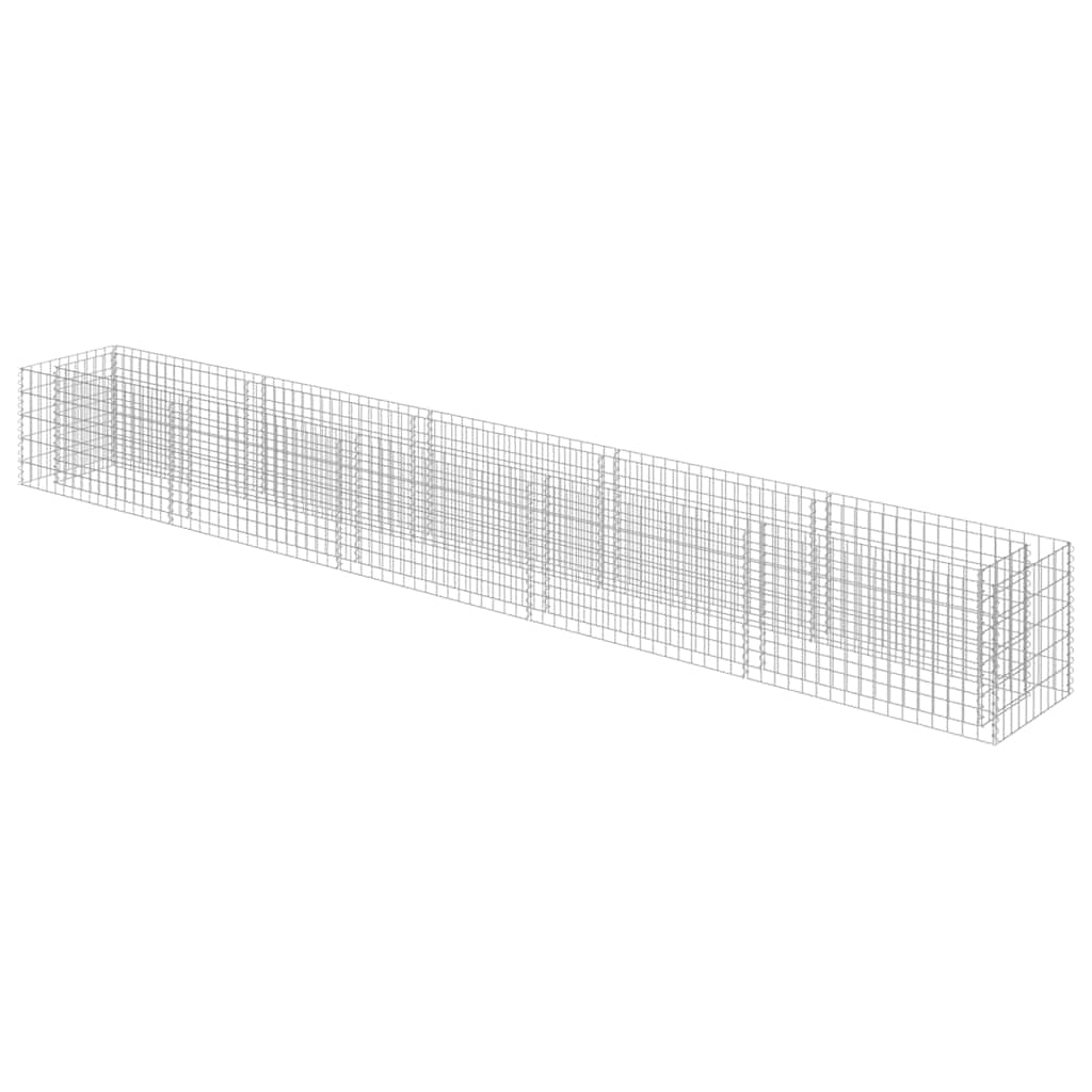 Συρματοκιβώτιο-Γλάστρα Υπερυψωμένη 450x50x50 εκ. Γαλβ. Χάλυβας - PAKOBAZAAR