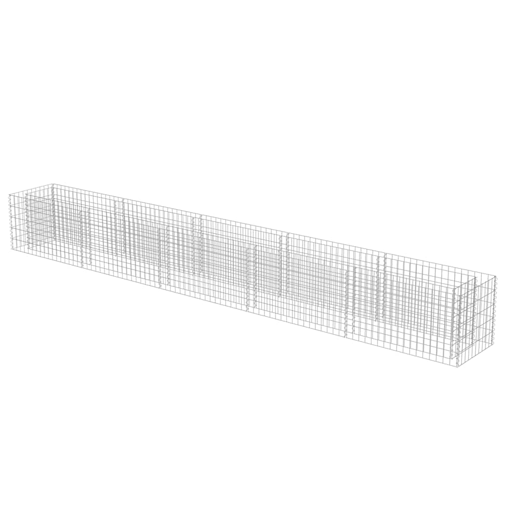 Συρματοκιβώτιο-Γλάστρα Υπερυψωμένη 450x50x50 εκ. Γαλβ. Χάλυβας - PAKOBAZAAR
