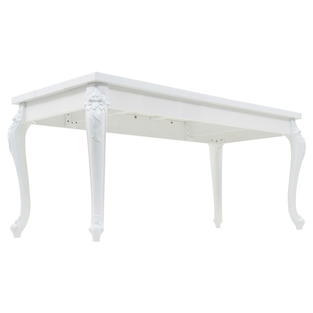 Τραπεζαρία Γυαλιστερή Λευκή 179 x 89 x 81 εκ. - PAKOBAZAAR