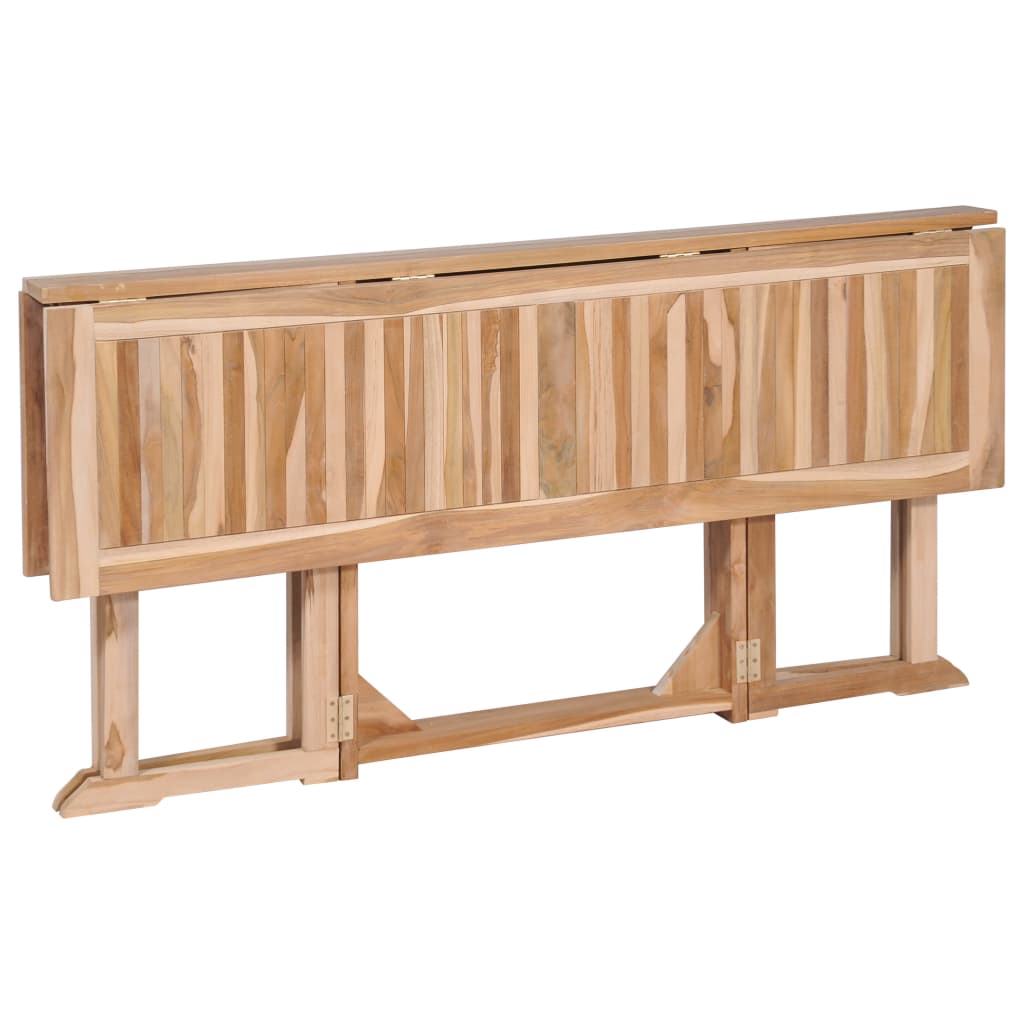 Τραπέζι Κήπου Butterfly Πτυσσόμενο 150x90x75 εκ Μασίφ Ξύλο Teak