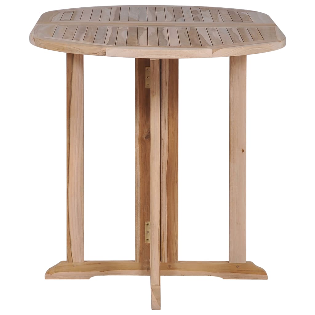 Τραπέζι Κήπου Butterfly Πτυσσόμενο 120x70x75 εκ Μασίφ Ξύλο Teak - Pakobazaar