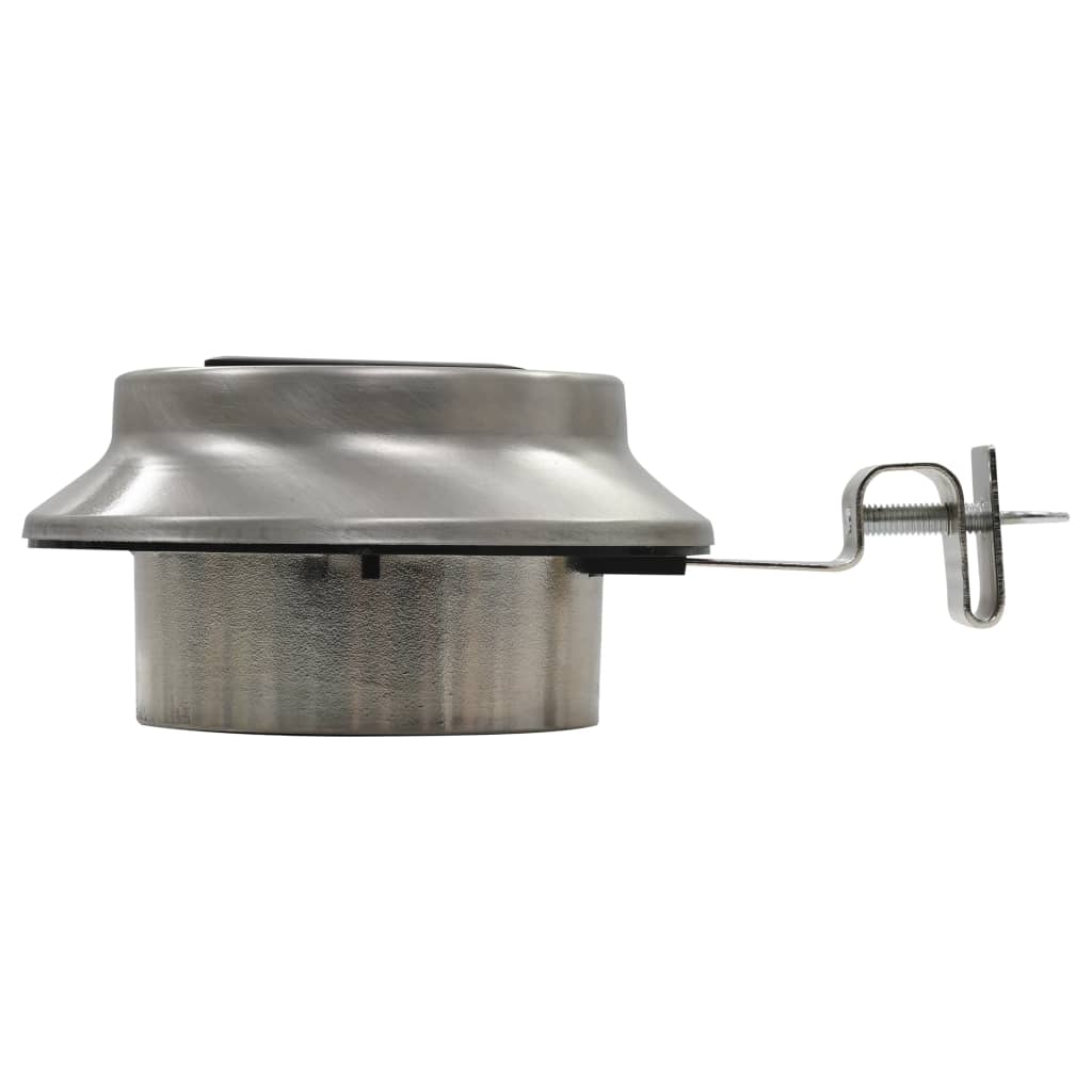 Φωτιστικά Εξωτ. Χώρου Ηλιακά 6 τεμ. LED Στρογγυλά Λευκά 12 εκ. - Pakobazaar