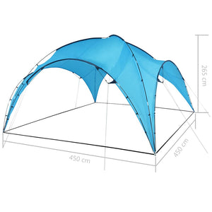 Τέντα Εκδηλώσεων Αψίδα Γαλάζια 450 x 450 x 265 εκ.