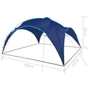 Τέντα Εκδηλώσεων Αψίδα Σκούρο Μπλε 450 x 450 x 265 εκ.