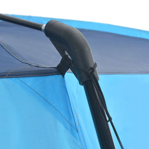 Σκίαστρο Πισίνας Μπλε 660 x 580 x 250 εκ. Υφασμάτινο - Pakobazaar